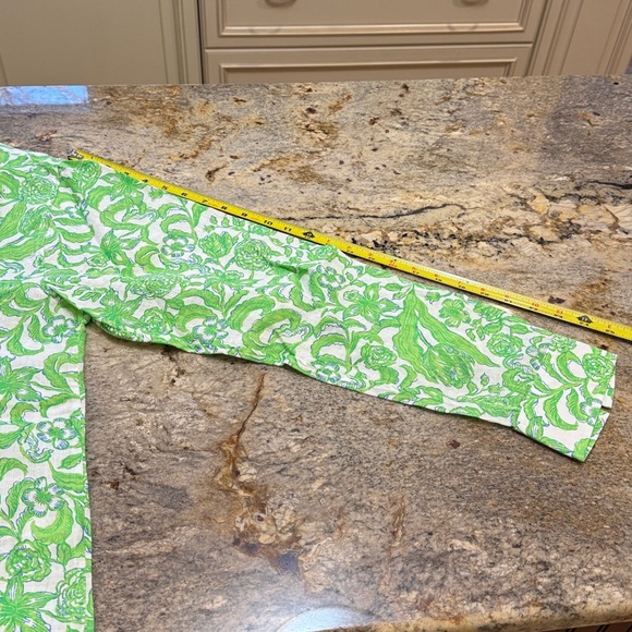 Lilly Pulitzer Addison Green Floral Men's Shirt - Picture 3 of 7
